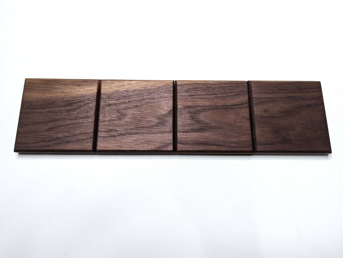 Solid Hardwood Coasters - Set of 4