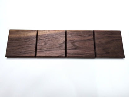 Solid Hardwood Coasters - Set of 4