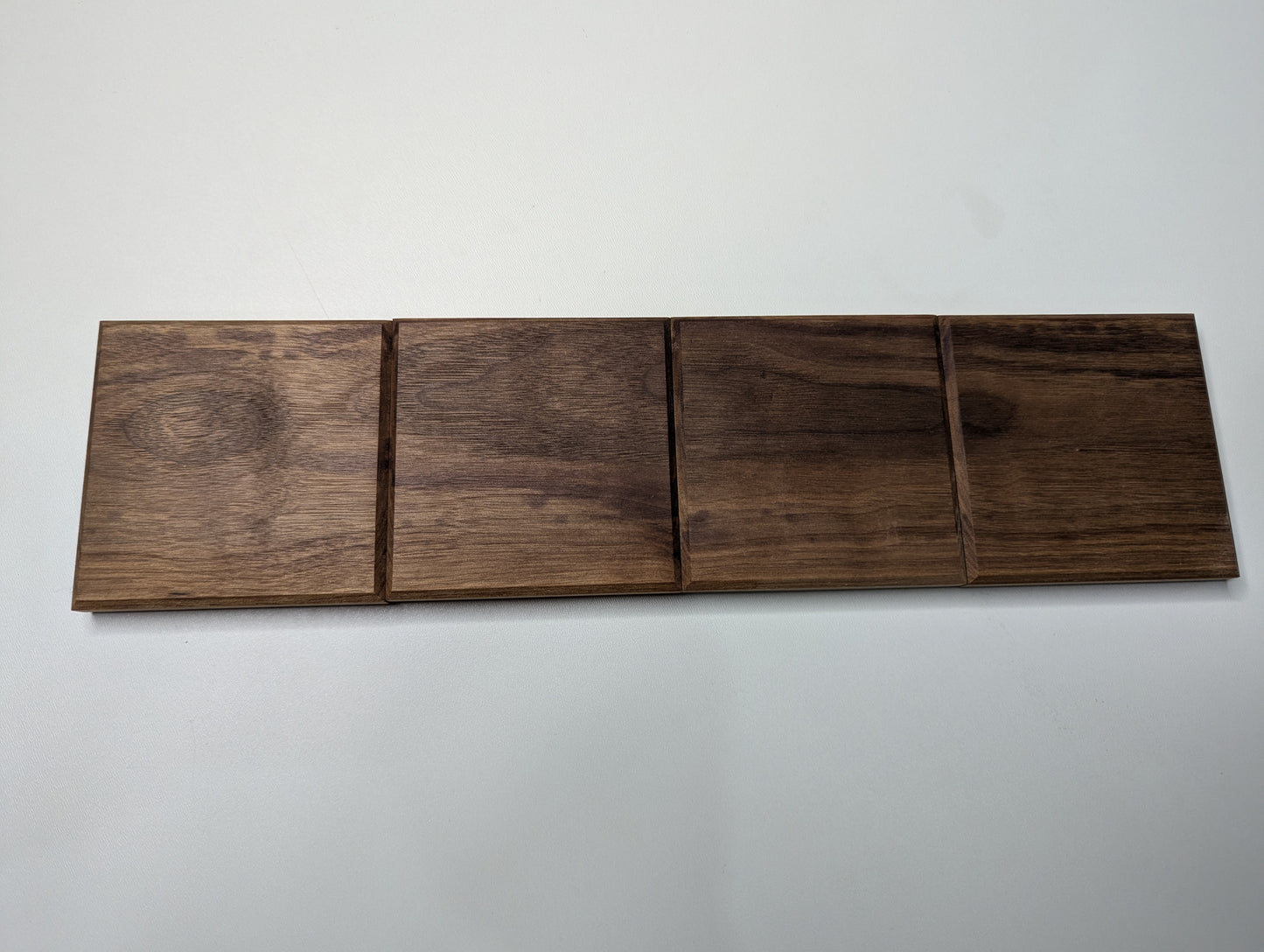 Walnut Coasters - Set of 4 - Happy Accident