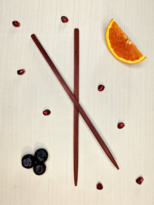 Bloodwood Chopsticks Pair - Happy Accident