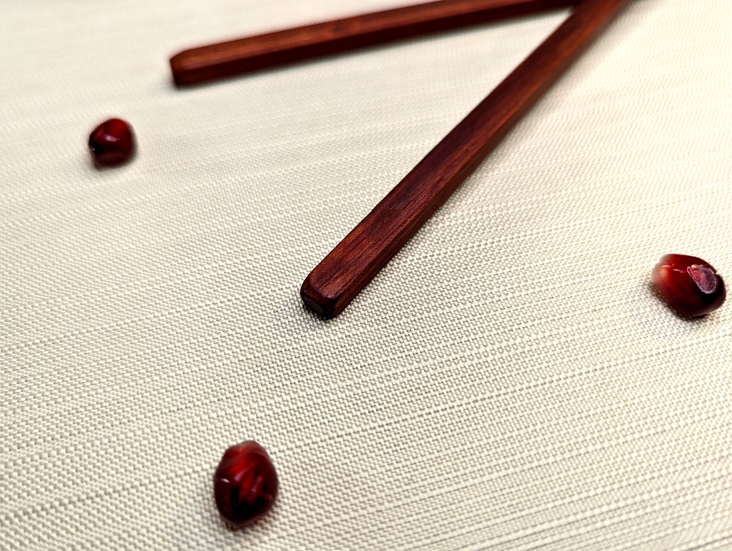 Bloodwood Chopsticks Pair - Happy Accident