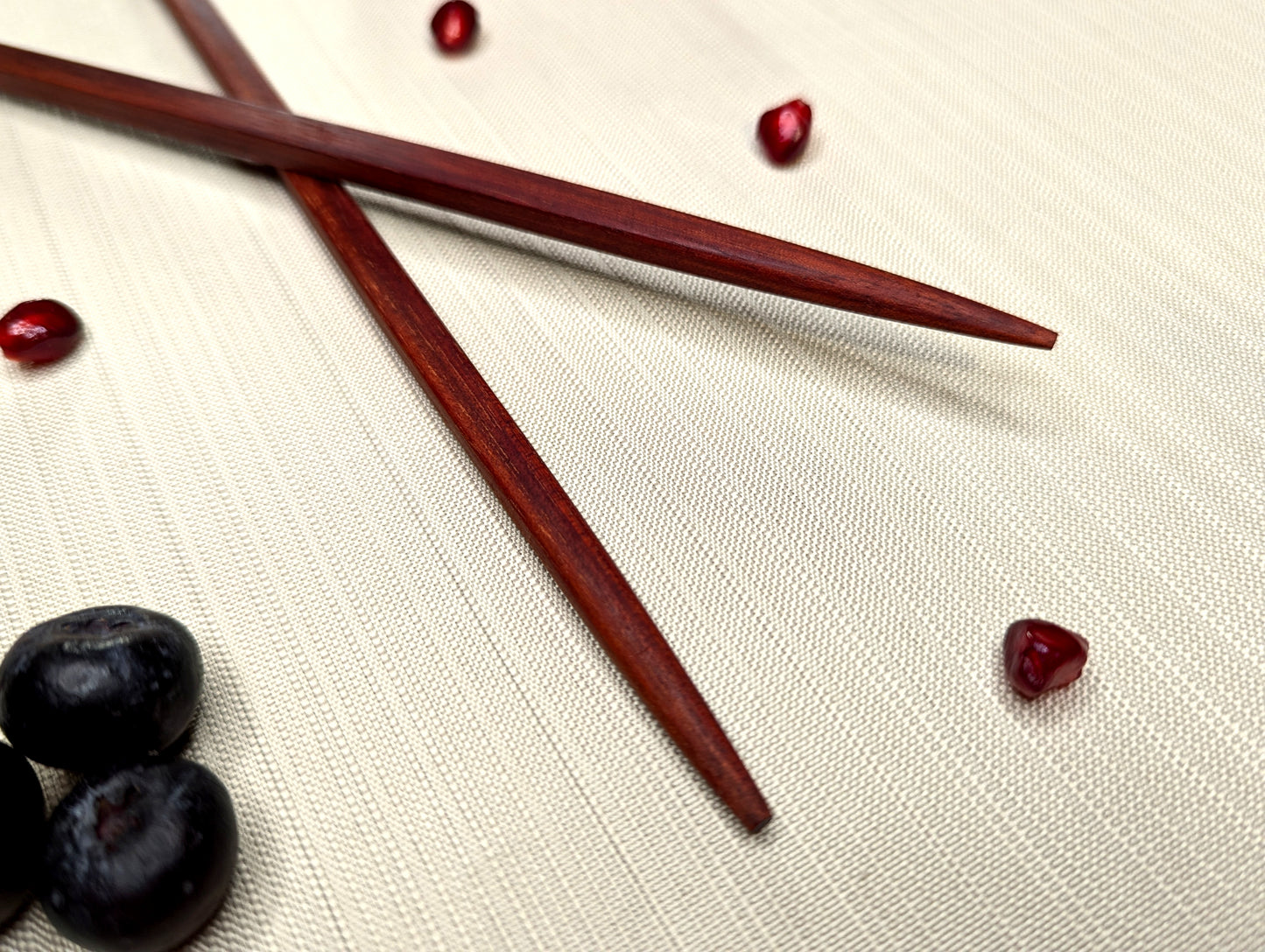 Bloodwood Chopsticks Pair - Happy Accident